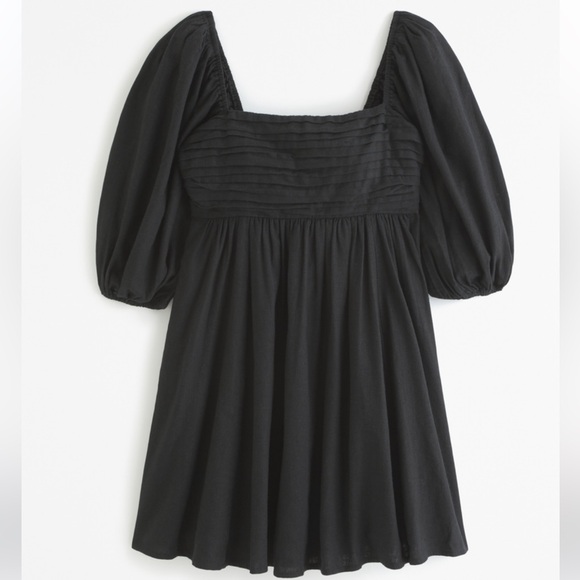 Abercrombie & Fitch Dresses & Skirts - Emerson Poplin Puff Sleeve Dress Small TALL